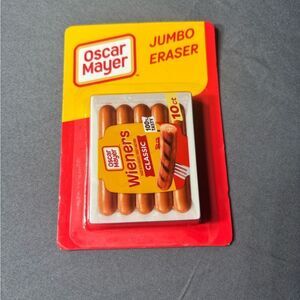 New Oscar Mayer Jumbo Eraser NWT
